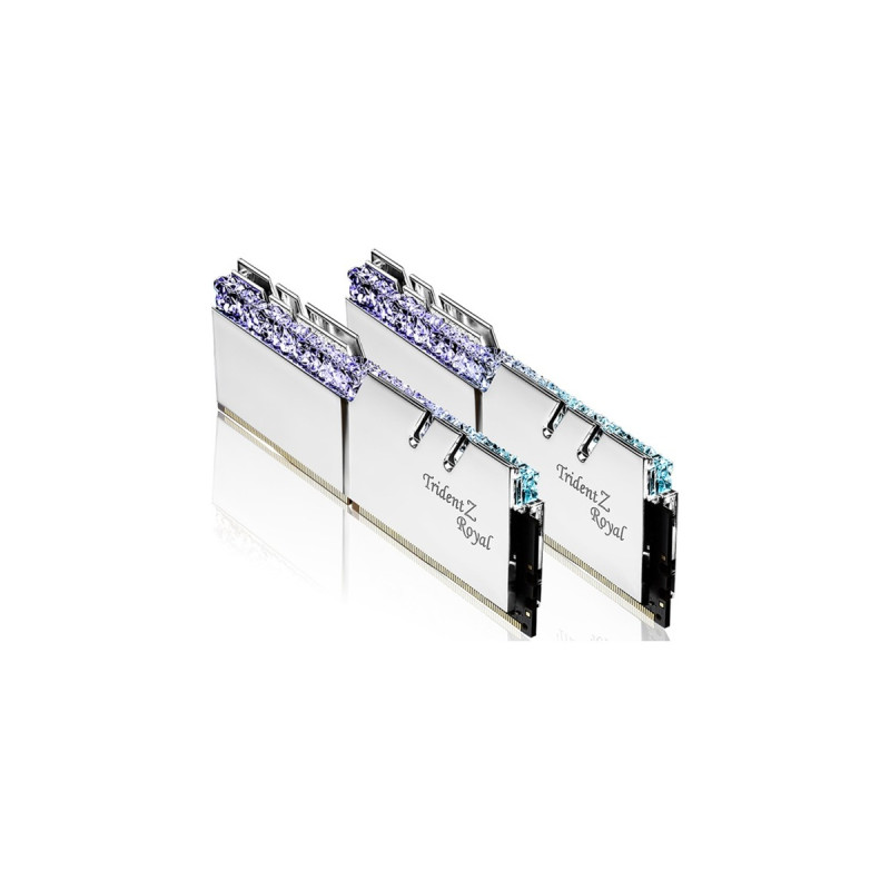 G.Skill DIMM 32 GB DDR4-4266 (2x 16 GB) Dual-Kit, Arbeitsspeicher(silber, F4-4266C19D-32GTRS, Trident Z Royal, INTEL XMP)