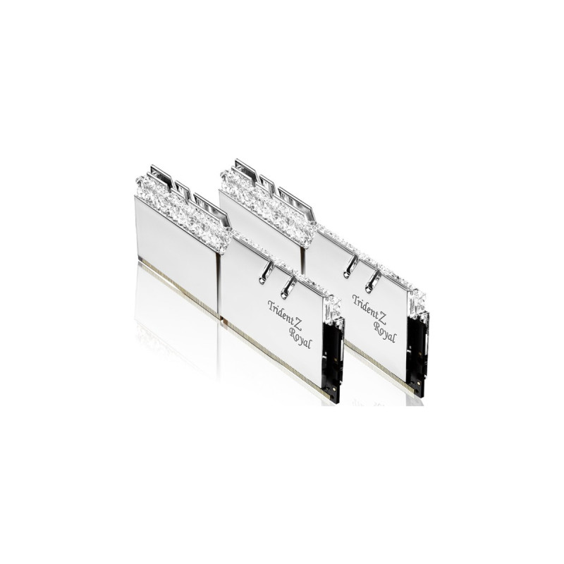 G.Skill DIMM 32 GB DDR4-4266 (2x 16 GB) Dual-Kit, Arbeitsspeicher(silber, F4-4266C19D-32GTRS, Trident Z Royal, INTEL XMP)