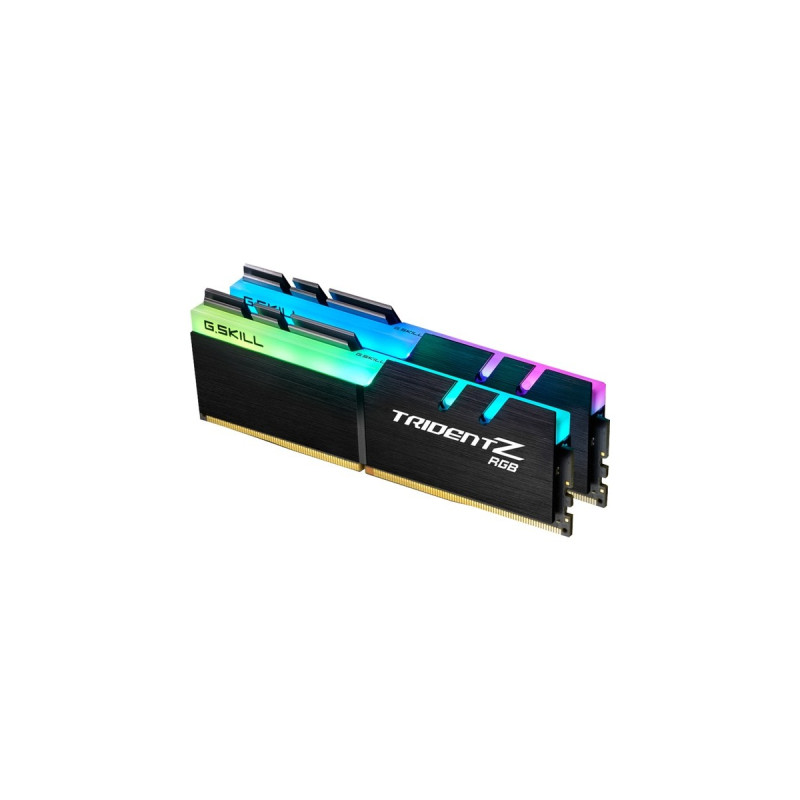 G.Skill DIMM 32 GB DDR4-4400 (2x 16 GB) Dual-Kit, Arbeitsspeicher(schwarz, F4-4400C19D-32GTZR, Trident Z RGB, INTEL XMP)