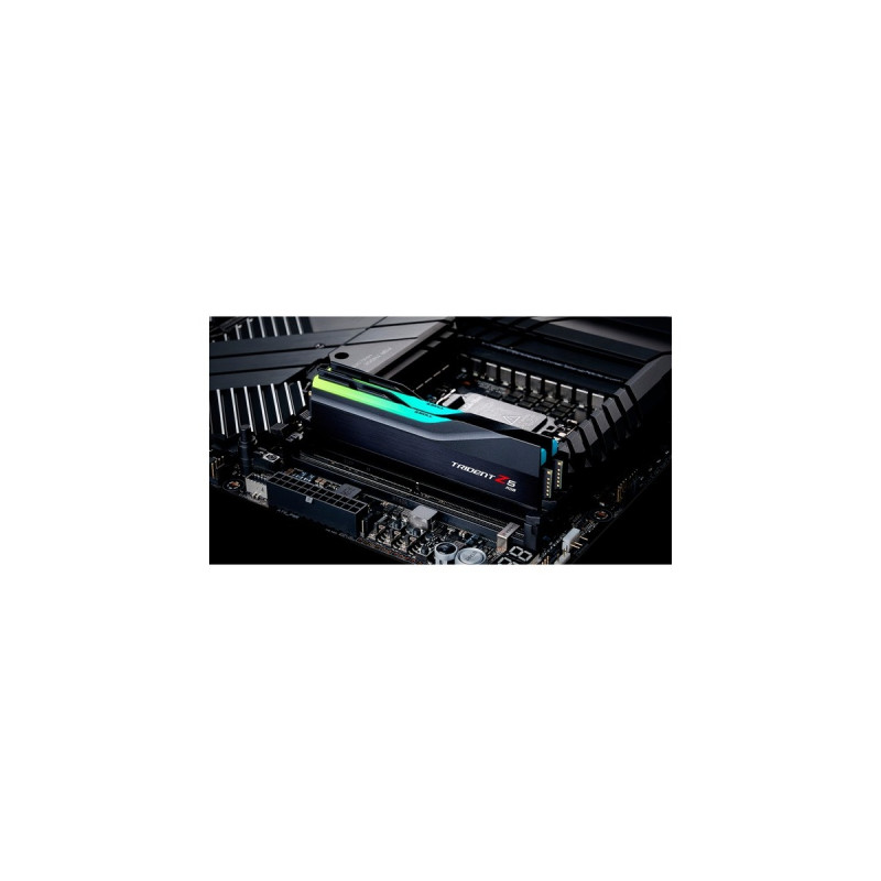 G.Skill DIMM 32 GB DDR5-5600 (2x 16 GB) Dual-Kit, Arbeitsspeicher(schwarz, F5-5600J4040C16GX2-TZ5RK, Trident Z5 RGB, INTEL XMP)