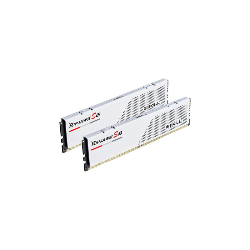 G.Skill DIMM 32 GB DDR5-5600 (2x 16 GB) Dual-Kit, Arbeitsspeicher(weiß, F5-5600J3636C16GX2-RS5W, Ripjaws S5, INTEL XMP)