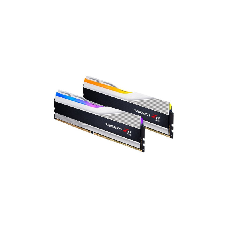 G.Skill DIMM 32 GB DDR5-5600 (2x 16 GB) Dual-Kit, Arbeitsspeicher(silber, F5-5600J3036D16GX2-TZ5RS, Trident Z5 RGB, INTEL XMP)