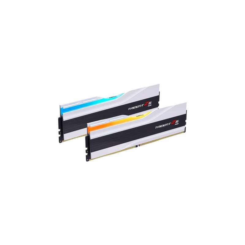 G.Skill DIMM 32 GB DDR5-6000 (2x 16 GB) Dual-Kit, Arbeitsspeicher(weiß, F5-6000J3238F16GX2-TZ5RW, Trident Z5 RGB, INTEL XMP)