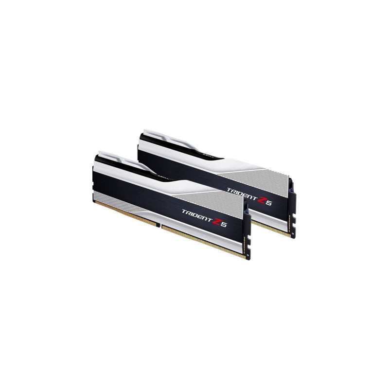 G.Skill DIMM 32 GB DDR5-6000 (2x 16 GB) Dual-Kit, Arbeitsspeicher(silber, F5-6000J4040F16GX2-TZ5S, Trident Z5, INTEL XMP)