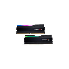 G.Skill DIMM 32 GB DDR5-6400 (2x 16 GB) Dual-Kit, Arbeitsspeicher(schwarz (matt), F5-6400J3239G16GX2-TZ5RK, Trident Z5 RGB, INTEL XMP)