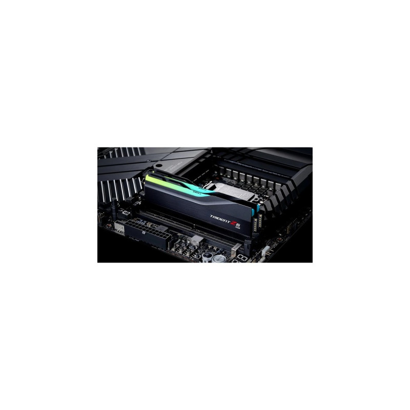 G.Skill DIMM 32 GB DDR5-7600 (2x 16 GB) Dual-Kit, Arbeitsspeicher(schwarz, F5-7600J3646G16GX2-TZ5RK, Trident Z5 RGB, INTEL XMP)