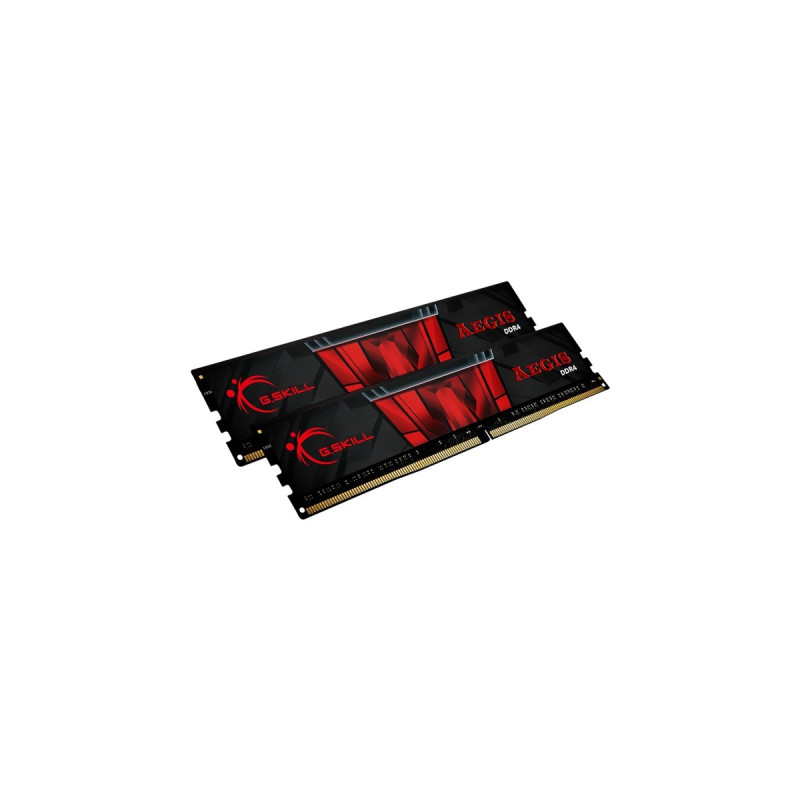 G.Skill DIMM 64 GB DDR4-3200 (4x 16 GB) Quad-Kit, Arbeitsspeicher(F4-3200C16Q-64GIS, Aegis, INTEL XMP)