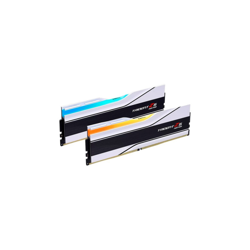 G.Skill DIMM 64 GB DDR5-6000 (2x 32 GB) Dual-Kit, Arbeitsspeicher(silber, F5-6000J3036G32GX2-TZ5NRW, Trident Z5 Neo RGB, AMD EXPO)
