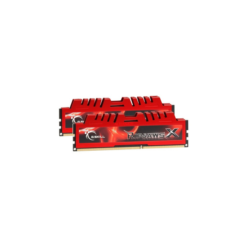 G.Skill DIMM 8 GB DDR3-1600 (2x 4 GB) Dual-Kit, Arbeitsspeicher(F3-12800CL9D-8GBXL, RipjawsX, Lite Retail)