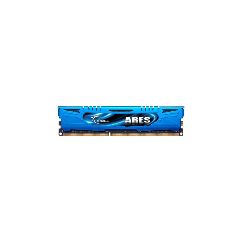 G.Skill DIMM 8 GB DDR3-1600 (2x 4 GB) Dual-Kit, Arbeitsspeicher(blau, F3-1600C9D-8GAB, Ares, INTEL XMP, Lite Retail)