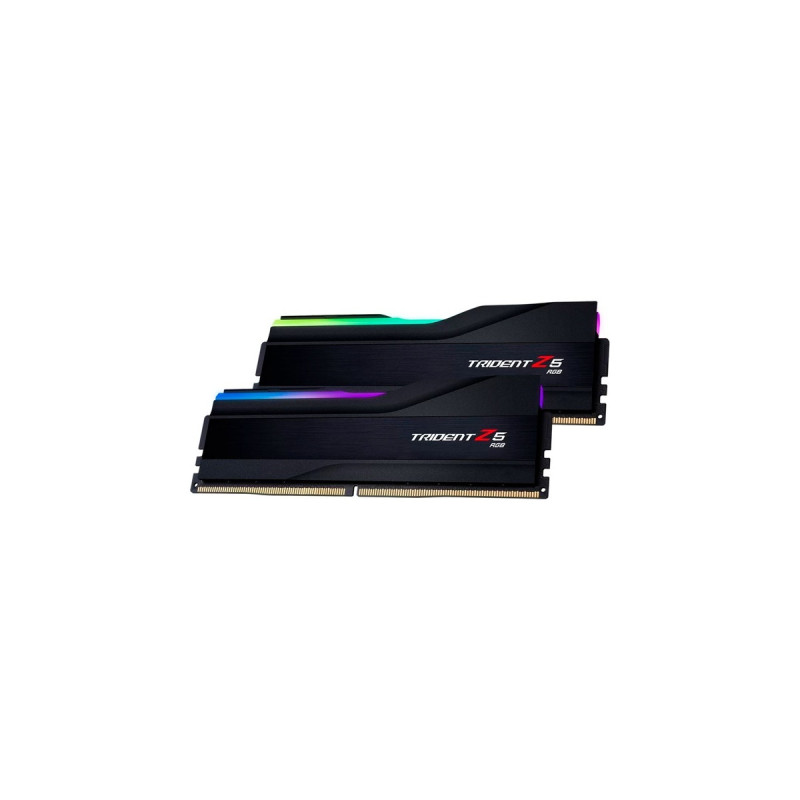 G.Skill DIMM 96 GB DDR5-5600 (2x 48 GB) Dual-Kit, Arbeitsspeicher(schwarz, F5-5600J4040D48GX2-TZ5RK, Trident Z5 RGB, INTEL XMP)