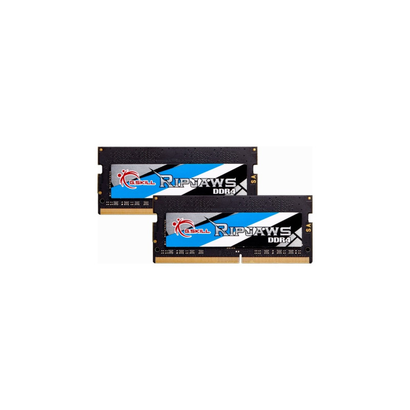 G.Skill SO-DIMM 16 GB DDR4-2666 (2x 8 GB) Dual-Kit, Arbeitsspeicher(F4-2666C19D-16GRS, Ripjaws)