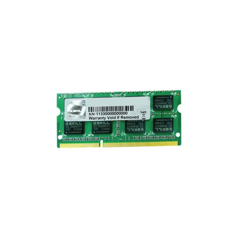 G.Skill SO-DIMM 8 GB DDR3-1600, Arbeitsspeicher(F3-1600C11S-8GSQ, SQ, Lite Retail)