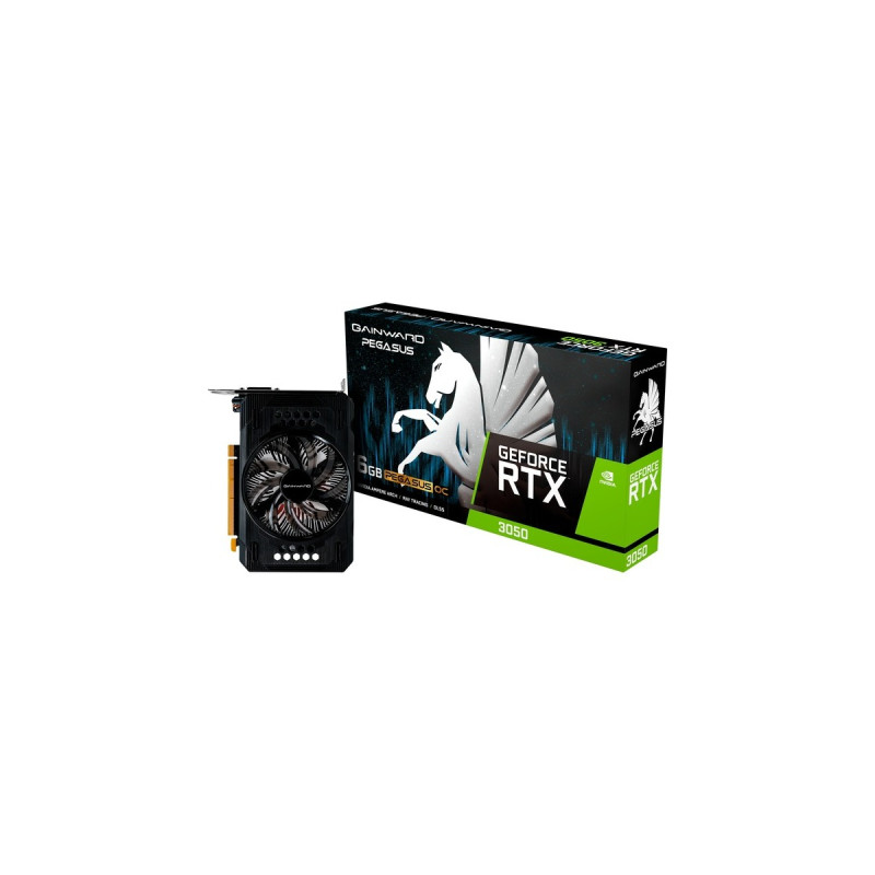 Gainward GeForce RTX 3050 Pegasus OC, Grafikkarte(3x DisplayPort, 1x HDMI 2.1)
