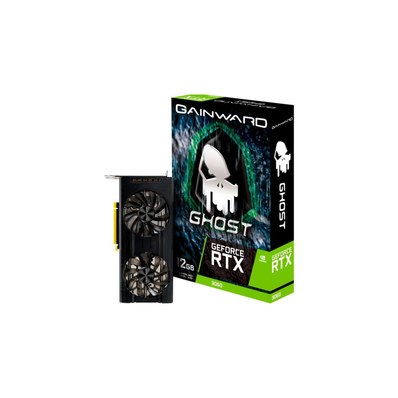 Gainward GeForce RTX 3060 GHOST, Grafikkarte(3x DisplayPort, 1x HDMI 2.1)