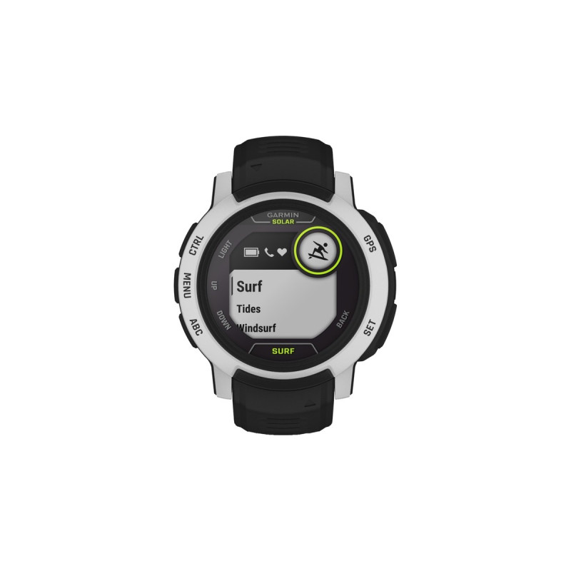 Garmin Instinct 2 Solar Surf Edition, Smartwatch(schwarz/hellgrau)