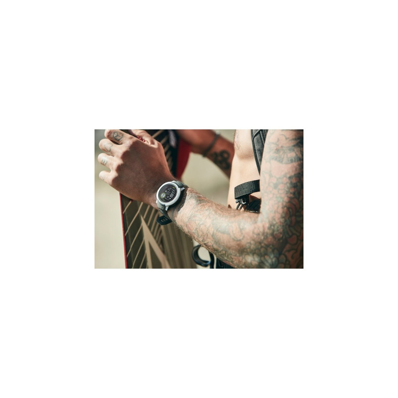 Garmin Instinct 2 Solar Surf Edition, Smartwatch(schwarz/hellgrau)