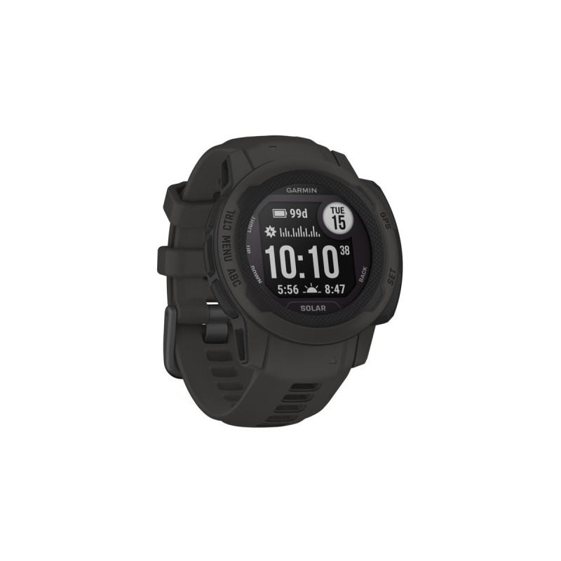 Garmin Instinct 2s Solar, Smartwatch(dunkelgrau)