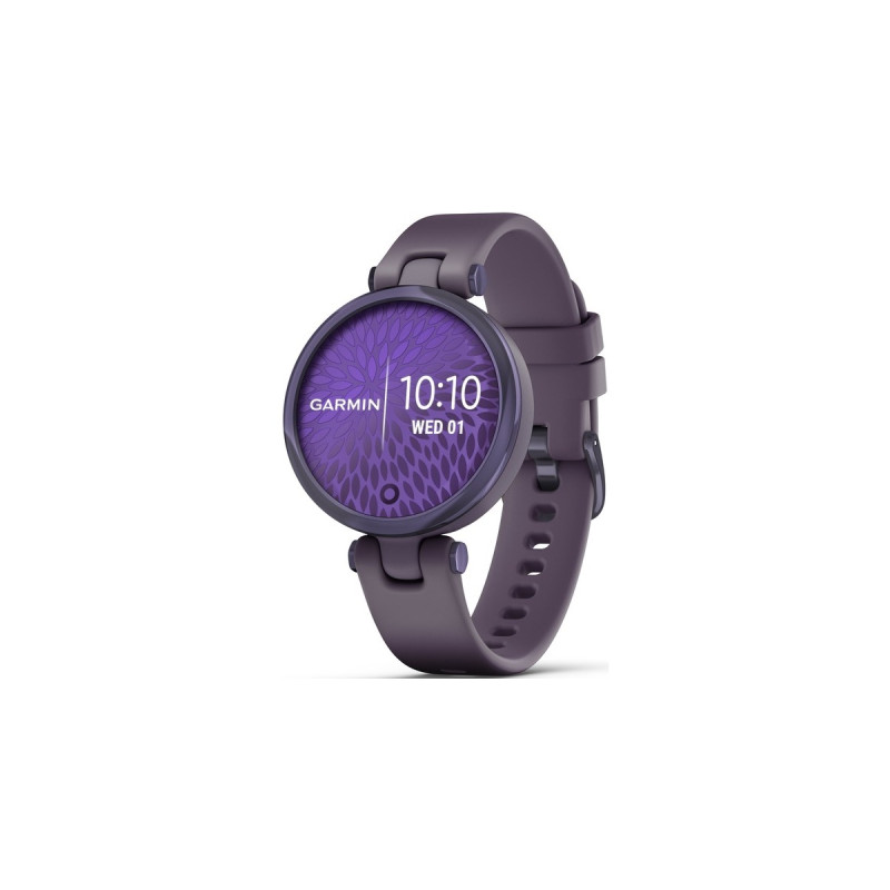 Garmin Lily Sport, Fitnesstracker(violett, Violettes Silikonarmband)