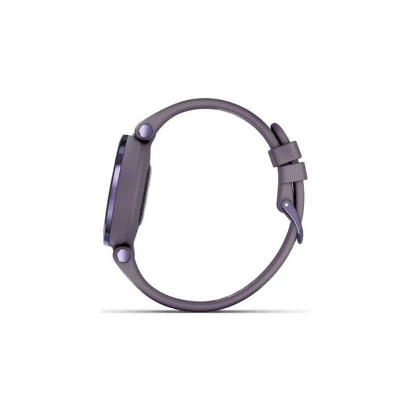 Garmin Lily Sport, Fitnesstracker(violett, Violettes Silikonarmband)