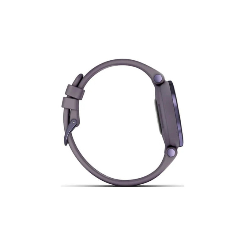 Garmin Lily Sport, Fitnesstracker(violett, Violettes Silikonarmband)