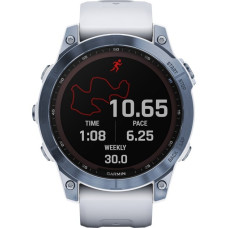 Garmin fenix 7, Smartwatch(blaugrau/weiß, Sapphire Solar)