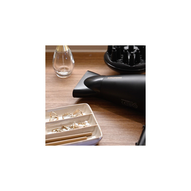 Grundig HD 7081 NaturaShine, Haartrockner(schwarz/roségold)