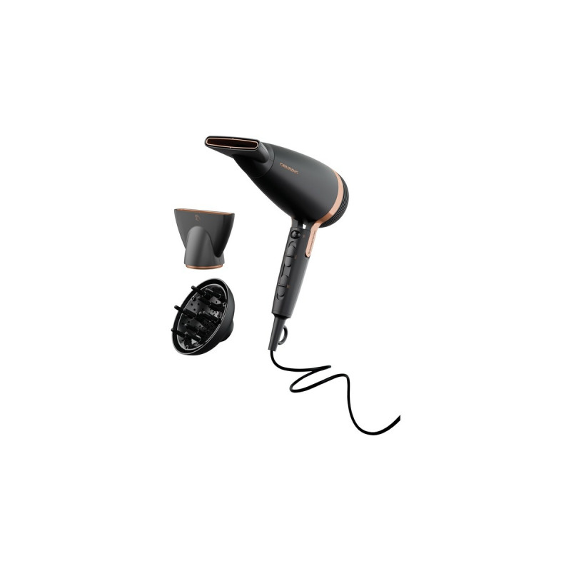 Grundig HD 8080 NaturaShine, Haartrockner(schwarz/roségold)