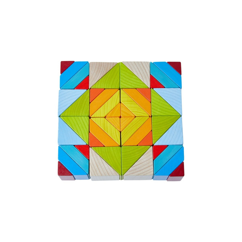 HABA 3D-Legespiel Würfelmosaik, Geschicklichkeitsspiel