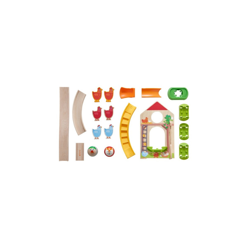 HABA Kullerbü - Kugelbahn Hühner-Domino