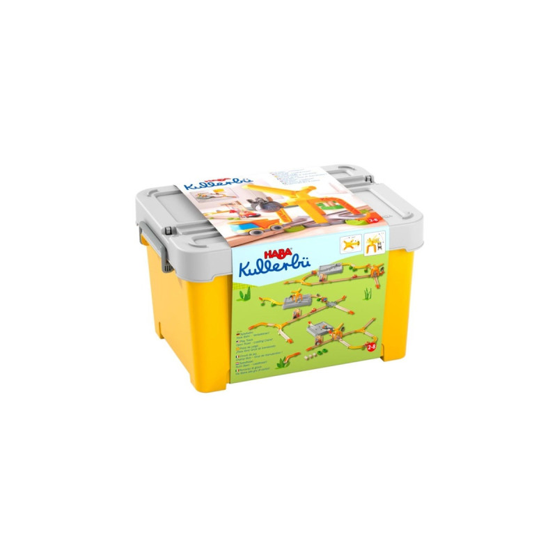 HABA Kullerbü - Spielbahn Freie Bahn – Verladekran