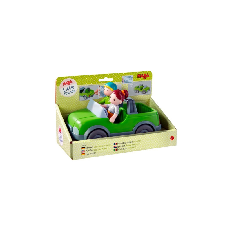 HABA Little Friends - Spielset Draußen unterwegs, Spielfahrzeug