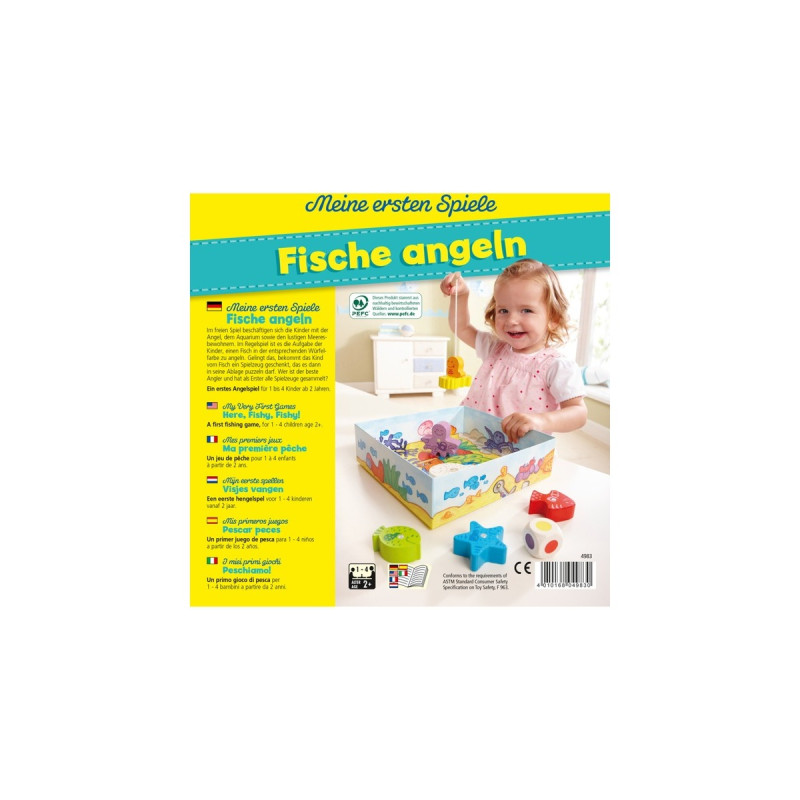 HABA Meine ersten Spiele - Fische angeln, Geschicklichkeitsspiel
