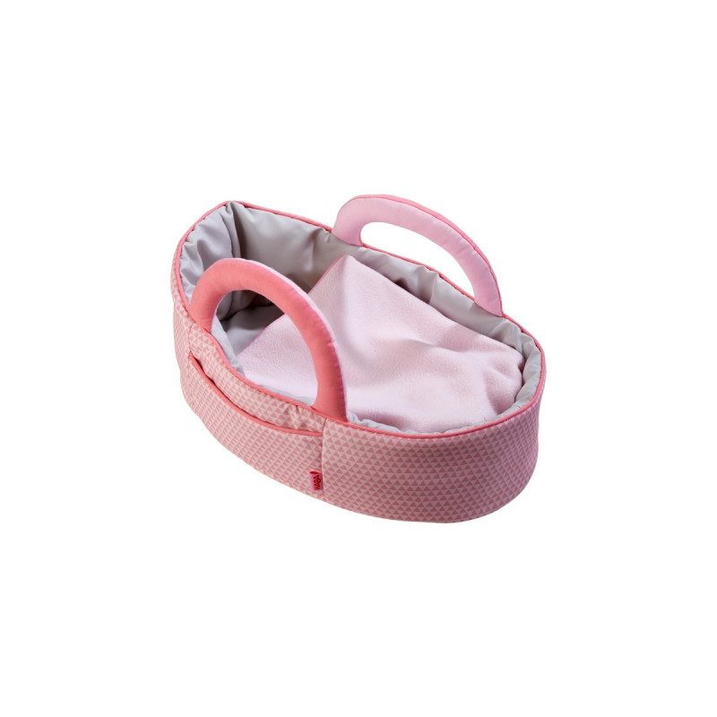 HABA Puppentragetasche Rosarot, Puppenzubehör(rosa/grau)