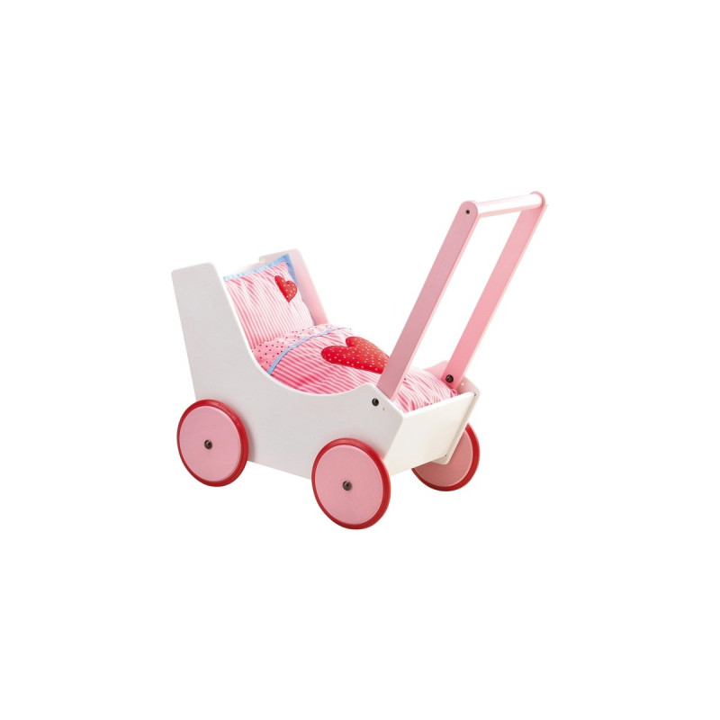 HABA Puppenwagen Herzen