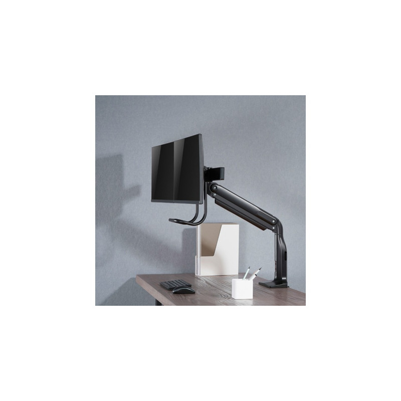 HAGOR Gasliftarm Dual, Monitorhalterung(schwarz)