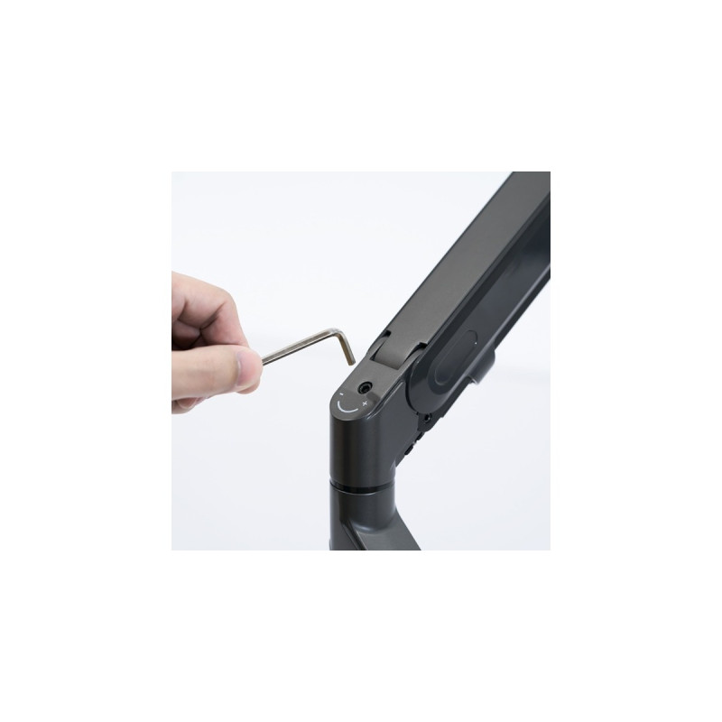 HAGOR HA Gasliftarm Medium Dual, Monitorhalterung(dunkelgrau)