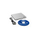 HLDS GP70NS50 SLIM, externer DVD-Brenner(silber, extern, USB 2.0, 5,25