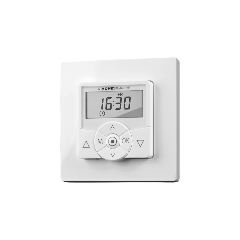 HOMEPILOT Zeitschaltuhr premium lite(weiß, für Rollladenmotoren)