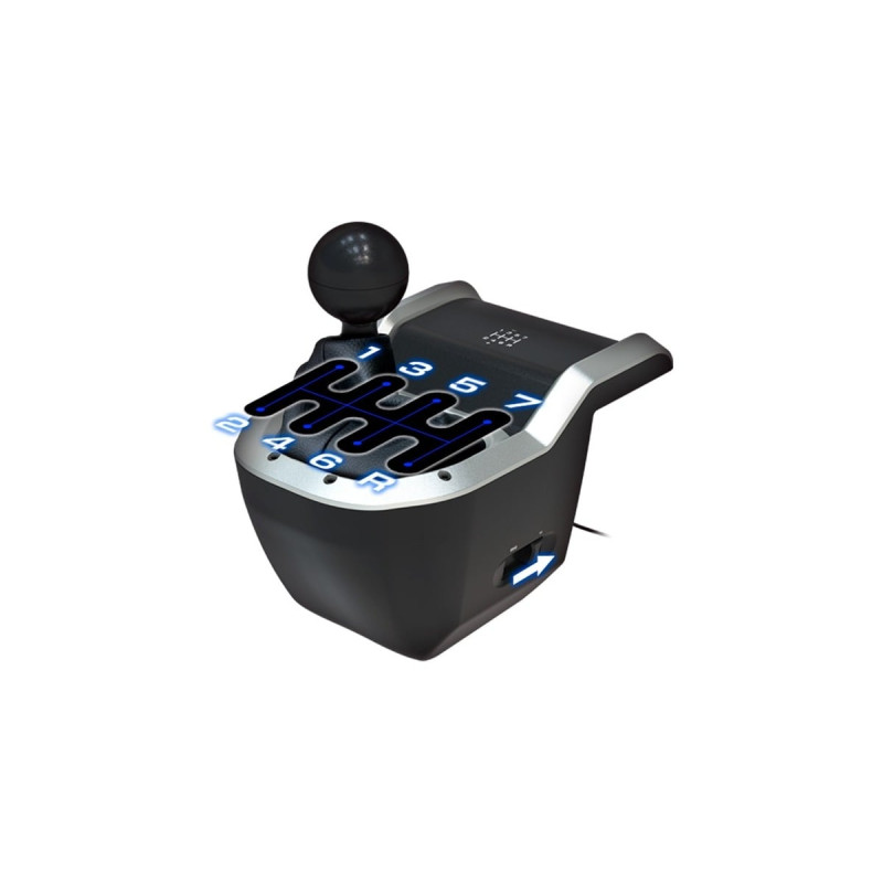 HORI 7-Speed Racing Shifter, Schalthebel(schwarz, für PC, Outlet)
