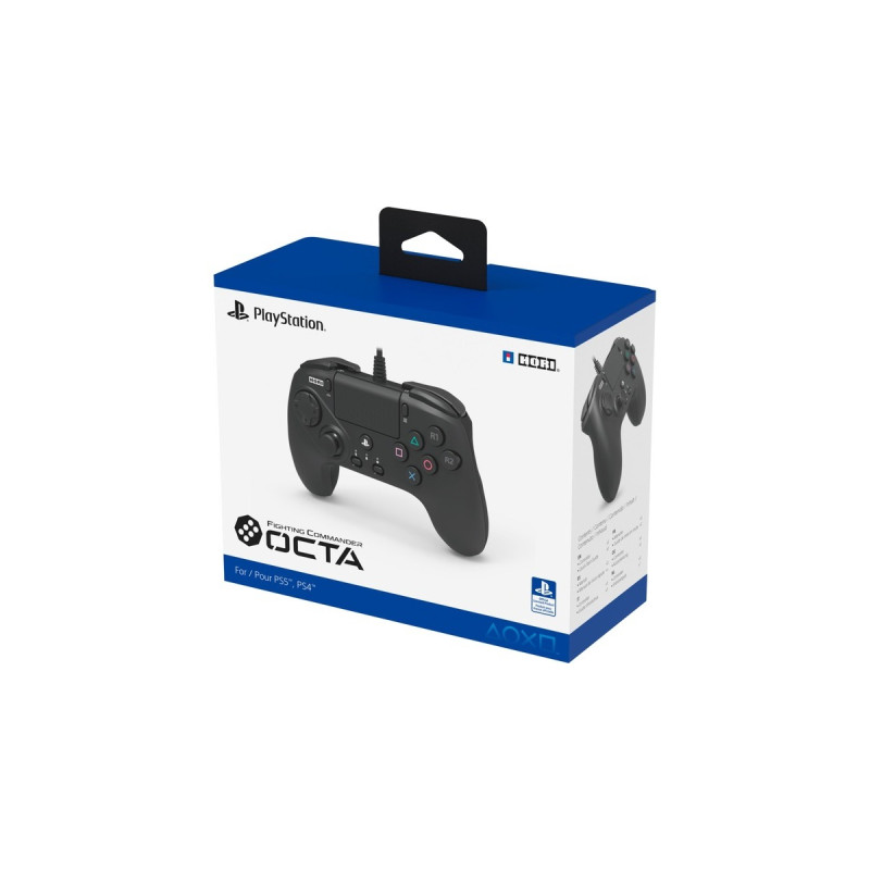 HORI Fighting Commander Octa, Gamepad(schwarz, PlayStation 5, Playstation 4, PC)