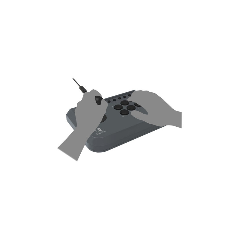 HORI Fighting Stick Mini, Joystick(schwarz, Nintendo Switch, PC)