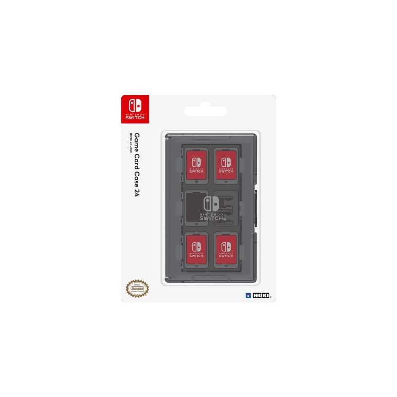 HORI Game Card Case 24, Aufbewahrung(schwarz/transparent)