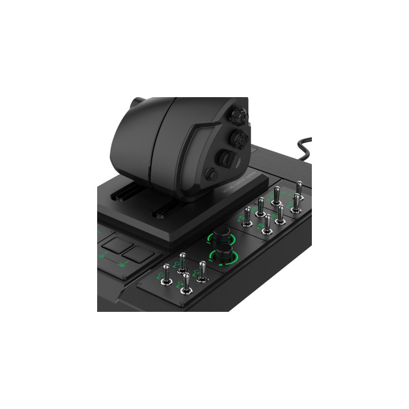 HORI HOTAS Flight Control System & Mount(schwarz, für PC)