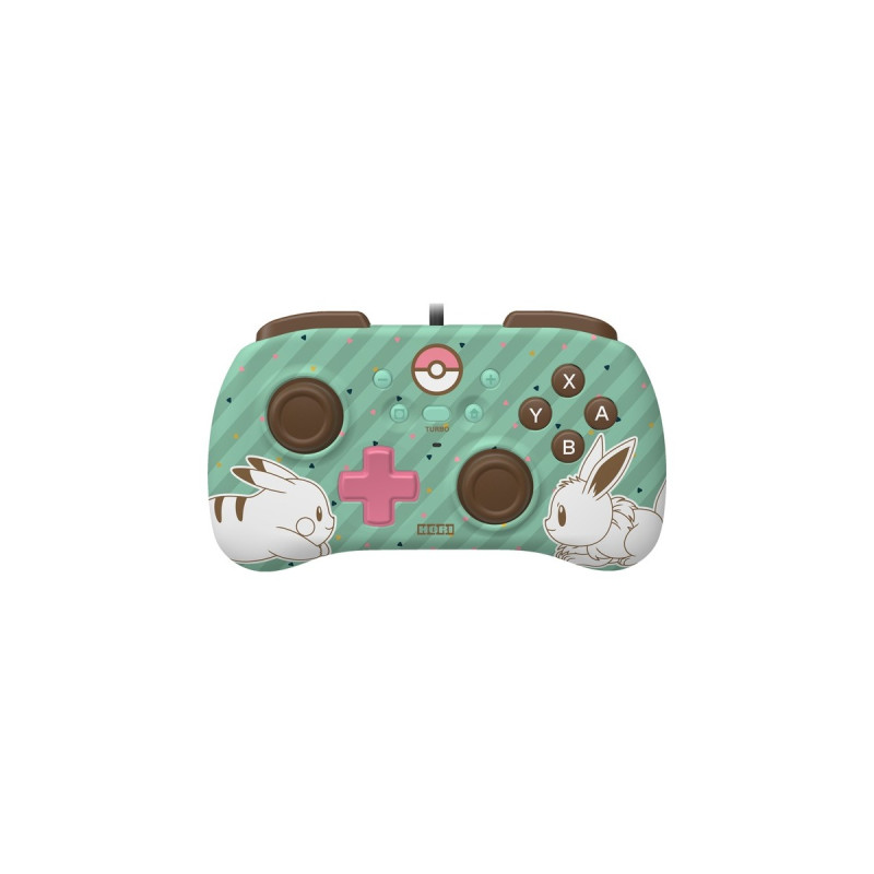HORI Horipad Mini (Pikachu & Evolie), Gamepad(mint/braun)