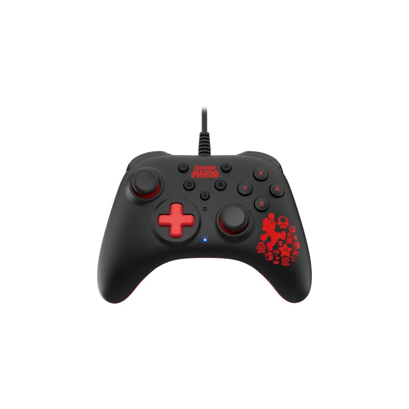 HORI Horipad Turbo (Mario), Gamepad(schwarz, Nintendo Switch)