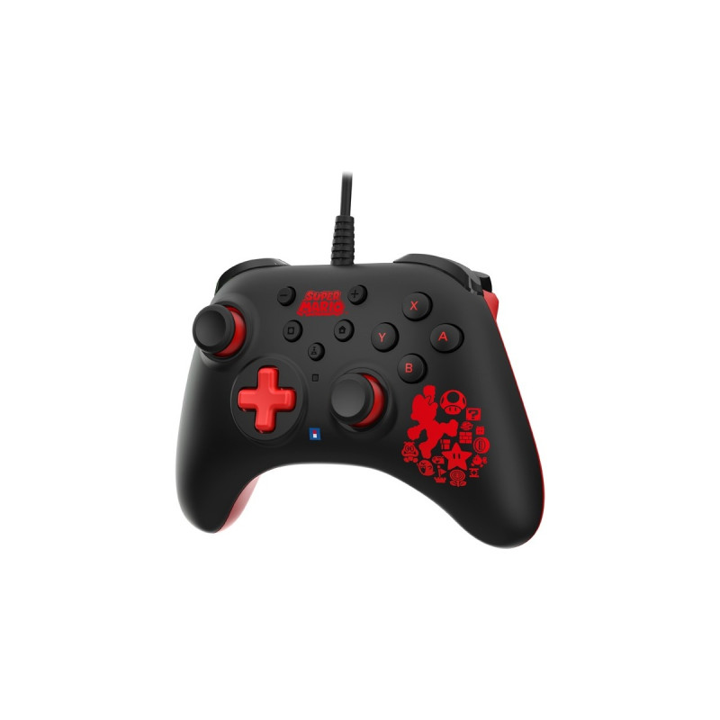 HORI Horipad Turbo (Mario), Gamepad(schwarz, Nintendo Switch)