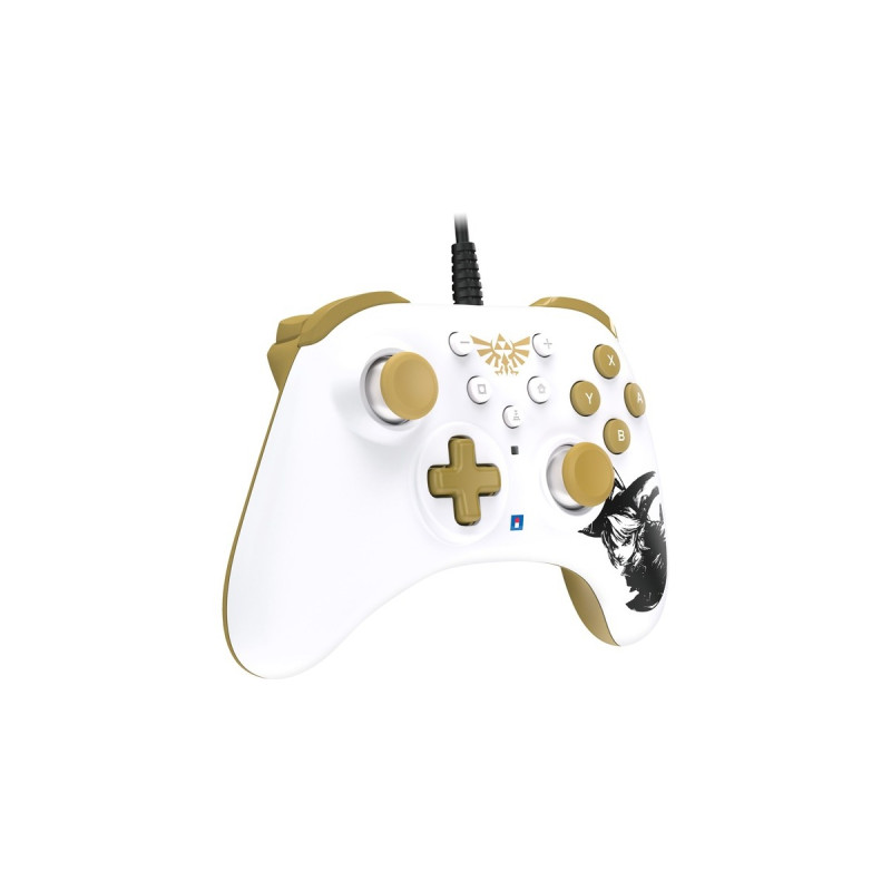 HORI Horipad Turbo (Zelda), Gamepad(weiß/gold, Nintendo Switch)