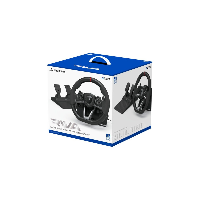 HORI RWA: Racing Wheel APEX, Lenkrad(schwarz, PlayStation 5, Playstation 4, PC)