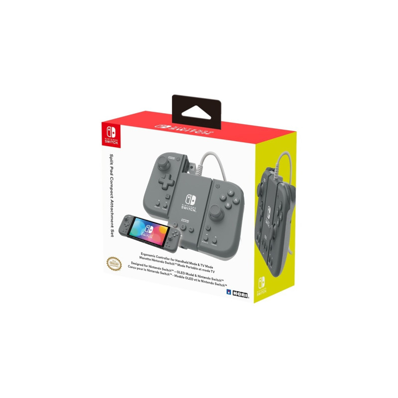 HORI Split Pad Compact Adapterset, Gamepad(grau)